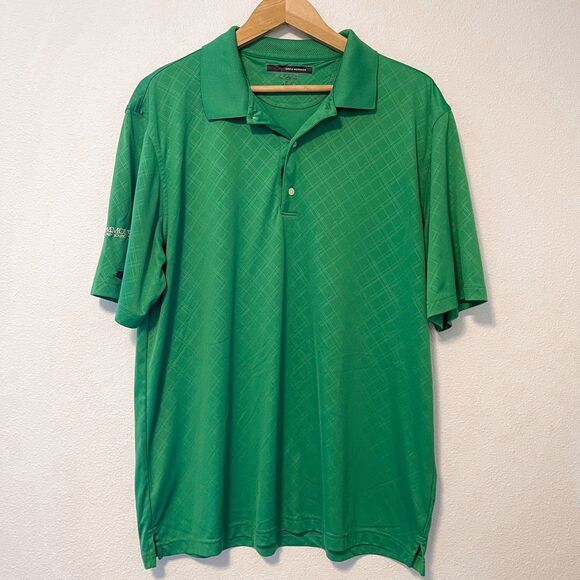Greg Norman Play Dry Green Golf Polo Size XL LOGO - Picture 1 of 8